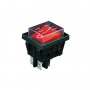 Sealed to IP67 Protection, Double LEDs, on-on, or on-off-on Rocker Switch