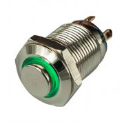 8mm Metal Pushbutton Switches with 3mm LED