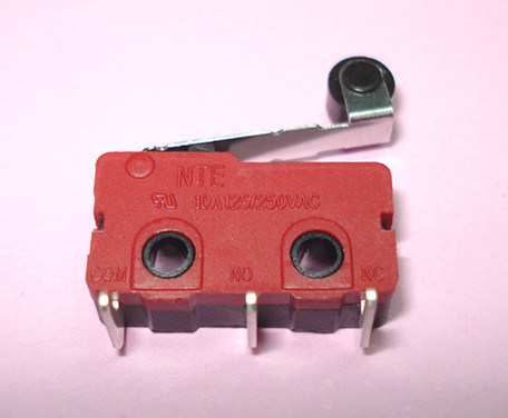 SGS Spst Micro Snap Action Switch with Roller Lever
