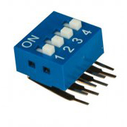 SGS 25mA/24V DC/UL94V-0 Micro Miniature DIP Switch (DE Series)