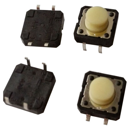 SGS Illuminated Colourful Tact Dust-Proof PCB Spst Miniture Electronic Waterproof LED Switch